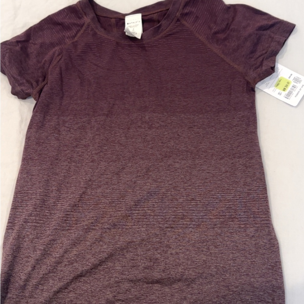 Purple Fitted Short Sleeve T-Shirt